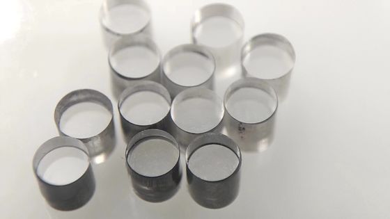 Dia 2.5 X 3 mm CVD incoloro cilindro de diamante de grado óptico superior y inferior pulido